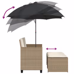 VidaXL 365886 Canapé de patio - Vue supplémentaire 8