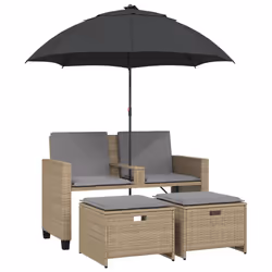 VidaXL 365887, 2 siège(s), Gris clair, 110 kg, 500 mm, 500 mm, 370 mm