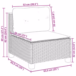 VidaXL 365907 Canapé de patio - Vue supplémentaire 8