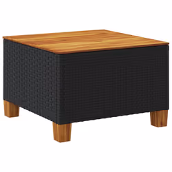 VidaXL 365908 table de jardin Noir, Marron - Vue supplémentaire 6