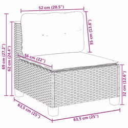 VidaXL 365914 Canapé de patio - Vue supplémentaire 8