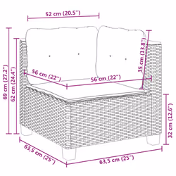 VidaXL 365915 Canapé de patio - Vue supplémentaire 8