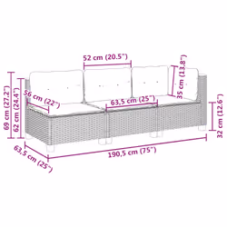 VidaXL 365921 Canapé de patio - Vue supplémentaire 8
