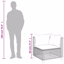 VidaXL 365924 Canapé de patio - Vue supplémentaire 8