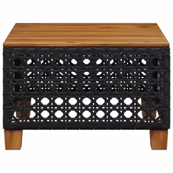 VidaXL 365929 table de jardin Noir, Marron - Vue supplémentaire 4