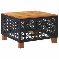 VidaXL 365929 table de jardin Noir, Marron - Vue supplémentaire 6