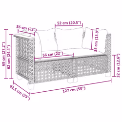 VidaXL 365935 Canapé de patio - Vue supplémentaire 8