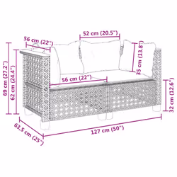 VidaXL 365936 Canapé de patio - Vue supplémentaire 8