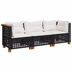 VidaXL 365938, 3 siège(s), Crème, 110 kg, 1905 mm, 635 mm, 620 mm