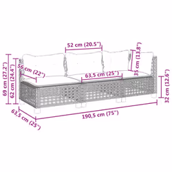 VidaXL 365941 Canapé de patio - Vue supplémentaire 8