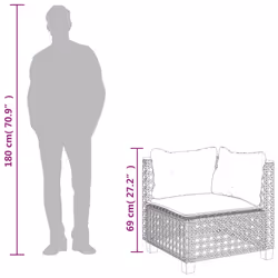VidaXL 365942 Canapé de patio - Vue supplémentaire 8