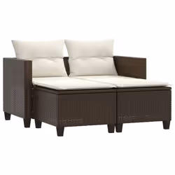 VidaXL 365792, 2 siège(s), Crème, 110 kg, 1220 mm, 650 mm, 620 mm