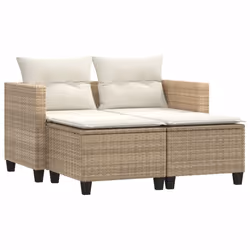 VidaXL 365794, 2 siège(s), Crème, 110 kg, 1220 mm, 650 mm, 620 mm