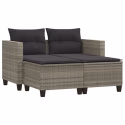 VidaXL 365796, 2 siège(s), Gris foncé, 110 kg, 1220 mm, 650 mm, 620 mm
