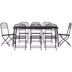 Profitez d'un bon repas ou d'un thé l'après-midi dans votre espace extérieur avec cet ensemble de salle à manger de jardin !  ...
