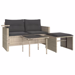 VidaXL 365463, Gris foncé, 110 kg, 1300 mm, 550 mm, 680 mm