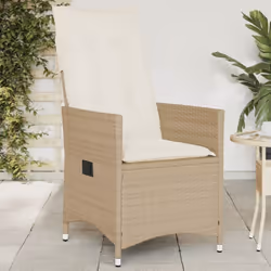 Détendez-vous et profitez de l'extérieur dans cette chaise de jardin inclinable confortable ! Matériau durable : la résine tr ...