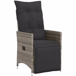 Détendez-vous et profitez de l'extérieur dans cette chaise de jardin inclinable confortable ! Matériau durable : la résine tr ...