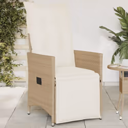 Détendez-vous et profitez de l'extérieur dans cette chaise de jardin inclinable confortable ! Matériau durable : la résine tr ...