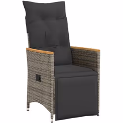 Détendez-vous et profitez de l'extérieur dans cette chaise de jardin inclinable confortable ! Matériau durable : la résine tr ...