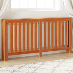 vidaXL Cache-radiateur cire marron 169x19x84 cm bois massif de pin