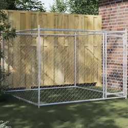 Description générale Gardez vos amis à quatre pattes dans un espace sûr et confortable avec cette cage pour chien. Ce chenil  ...