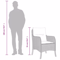 VidaXL 3211878 ensemble de meubles de jardin - Vue supplémentaire 8