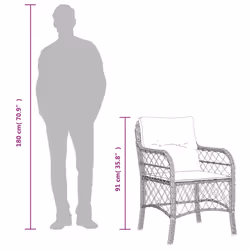 VidaXL 3212064 ensemble de meubles de jardin - Vue supplémentaire 8