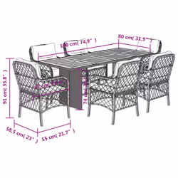 VidaXL 3212074 ensemble de meubles de jardin - Vue supplémentaire 7