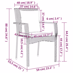 VidaXL 3213500 ensemble de meubles de jardin - Vue supplémentaire 8