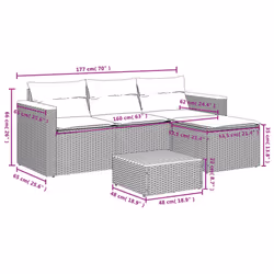 VidaXL 3213538 ensemble de meubles de jardin - Vue supplémentaire 8