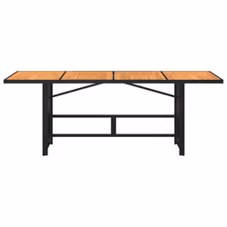 VidaXL 365600 table de jardin Noir - Vue supplémentaire 4