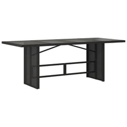 VidaXL 365602 table de jardin Noir