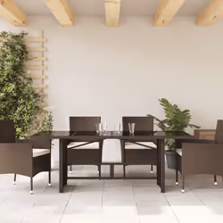 VidaXL 365603 table de jardin Marron