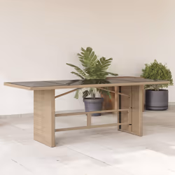 VidaXL 365605 table de jardin Beige