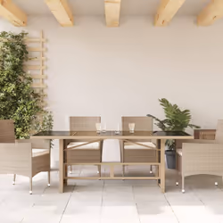 VidaXL 365605 table de jardin Beige
