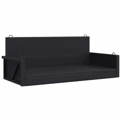 VidaXL 365625, Noir, Rotin, Acier, 110 kg, Adultes et enfants