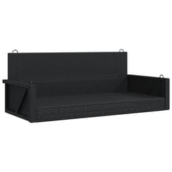 VidaXL 365625 banc de jardin Rotin, Acier