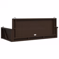 VidaXL 365626 banc de jardin Rotin, Acier - Vue supplémentaire 6