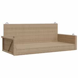 VidaXL 365628, Beige, Rotin, Acier, 110 kg, Adultes et enfants