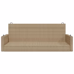 VidaXL 365628 banc de jardin Rotin, Acier - Vue supplémentaire 4