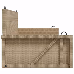 VidaXL 365628 banc de jardin Rotin, Acier - Vue supplémentaire 5