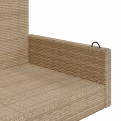VidaXL 365628 banc de jardin Rotin, Acier - Vue supplémentaire 7