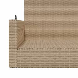 VidaXL 365628 banc de jardin Rotin, Acier - Vue supplémentaire 8