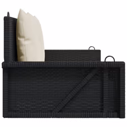VidaXL 365629 banc de jardin Rotin, Acier - Vue supplémentaire 5