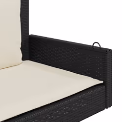 VidaXL 365629 banc de jardin Rotin, Acier - Vue supplémentaire 7