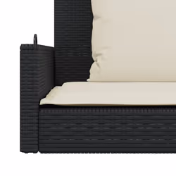 VidaXL 365629 banc de jardin Rotin, Acier - Vue supplémentaire 8