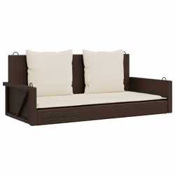 VidaXL 365630, Crème, Rotin, Acier, 110 kg, Adultes et enfants, 3 cm, 110 cm