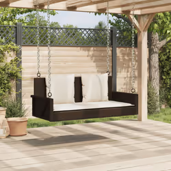 VidaXL 365630 banc de jardin Rotin, Acier