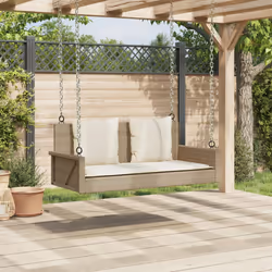 VidaXL 365632 banc de jardin Rotin, Acier